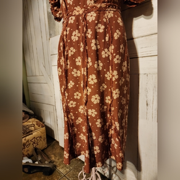 USED BOTTEGA VENETA SILK DRESS - Picture 5 of 17